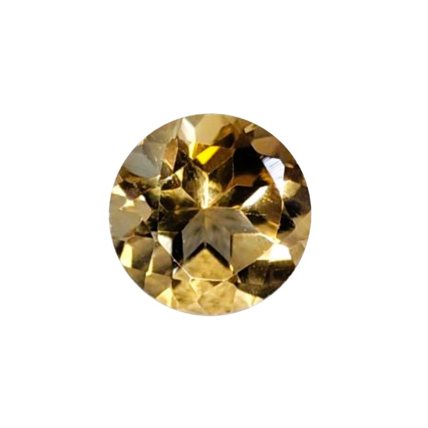 CITRINE RONDE 4 MM
